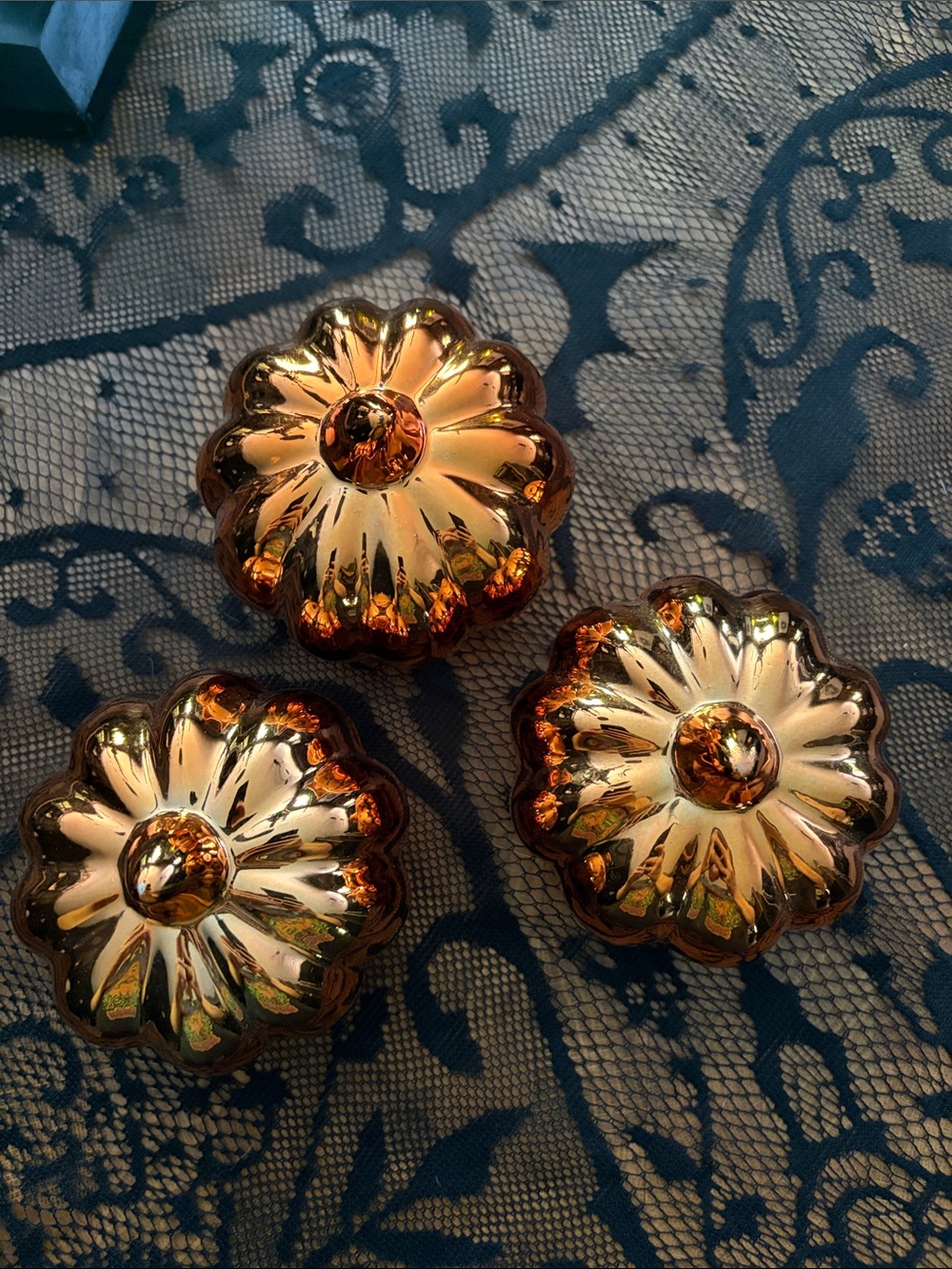 Decorative Mini Glass Pumpkins